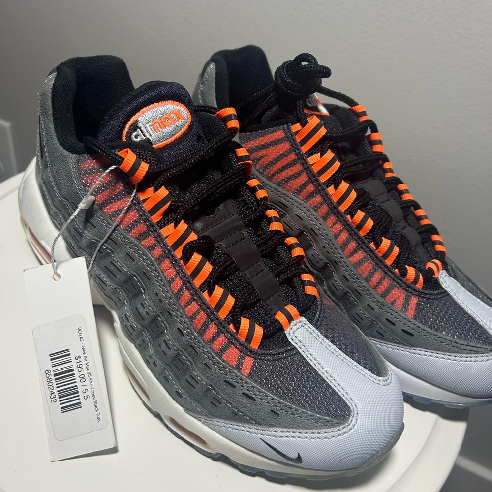 Nike Air Max Men's Sneakers - Gray and Orange